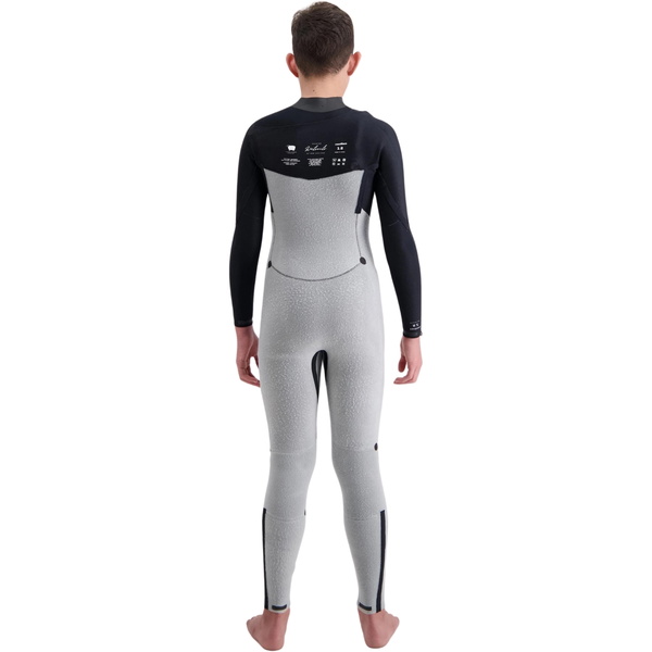 2024 Coastlines Junior Merino Insulator Series 4/3mm Chest Zip Wetsuit 131157 -.. Black